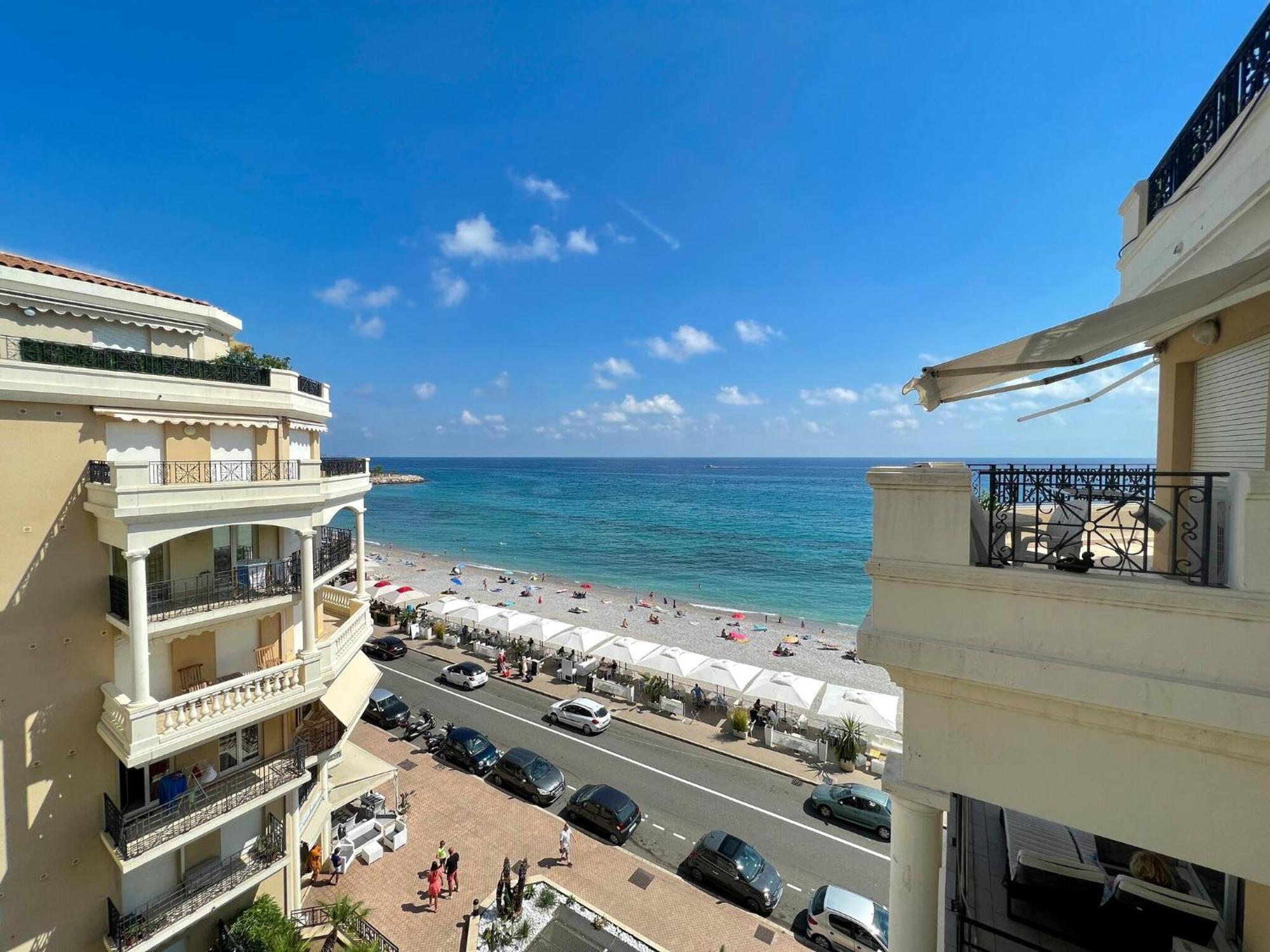 'Le Victoria Beach' Vue Mer Plein Centre, Spacieux Menton Dış mekan fotoğraf